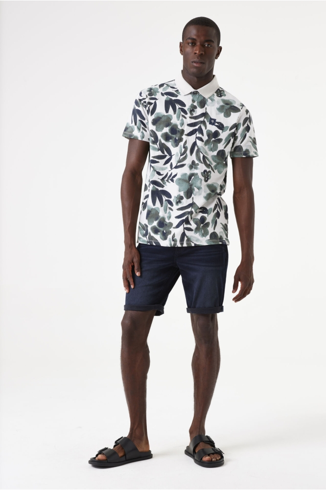 POLO MET PRINT F51020 2540 ASH GREY